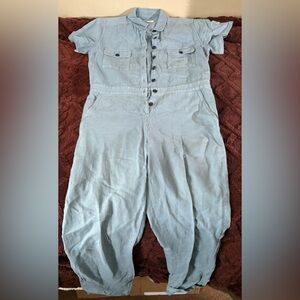 Outerknown Light Blue Jumpsuit Size Small